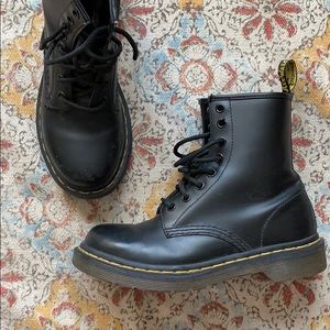 Black 1460 Doc Marten boots
